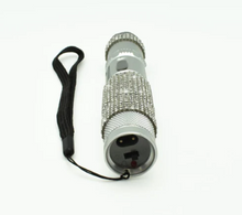 Load image into Gallery viewer, Rhinestone Studded Rechargeable Tactical Flashlight and Stun Gun – Safety Illuminated - Yadget