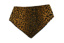 Load image into Gallery viewer, Leopard Print Reversible Dog Bandana