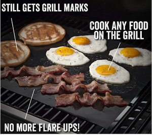GrillMats by Grillight (6pk) Best Grilling Mats