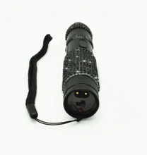 Load image into Gallery viewer, Rhinestone Studded Rechargeable Tactical Flashlight and Stun Gun – Safety Illuminated - Yadget