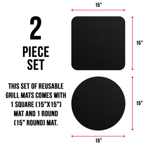 GrillMat (2 pack) Best Grilling Mat